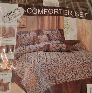 NEW 7pc King Comforter Set